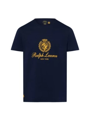 Polo Ralph Lauren Koszulka męska Mężczyźni Bawełna niebieski nadruk,