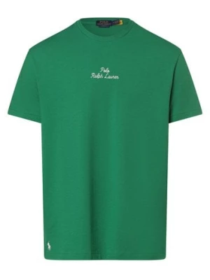 Polo Ralph Lauren Koszulka męska Mężczyźni Bawełna zielony jednolity,