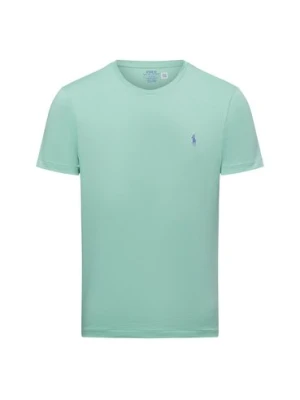 Polo Ralph Lauren Koszulka męska Mężczyźni Bawełna zielony jednolity,