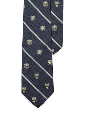 Polo Ralph Lauren krawat jedwabny kolor granatowy 712971842