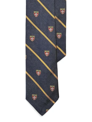 Polo Ralph Lauren krawat męski jedwabny granatowy