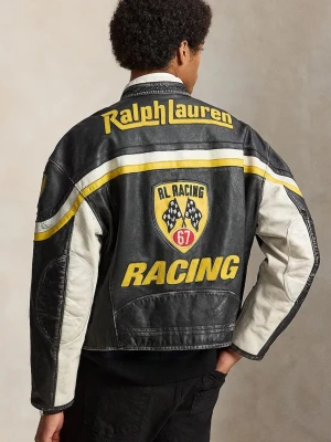 Polo Ralph Lauren krótka kurtka skórzana męska