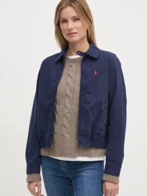 Zdjęcie produktu Polo Ralph Lauren kurtka bawełniana kolor granatowy przejściowa 211934952