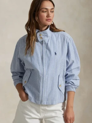 Polo Ralph Lauren kurtka bawełniana kolor niebieski przejściowa 211964776