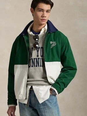 Polo Ralph Lauren kurtka bawełniana Unlined Windbreaker kolor zielony przejściowa 710962074