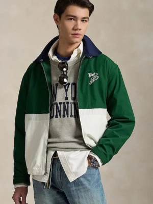 Polo Ralph Lauren kurtka bawełniana Unlined Windbreaker kolor zielony przejściowa 710962074