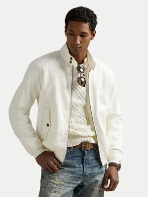 Polo Ralph Lauren Kurtka bomber 710970569002 Biały Regular Fit