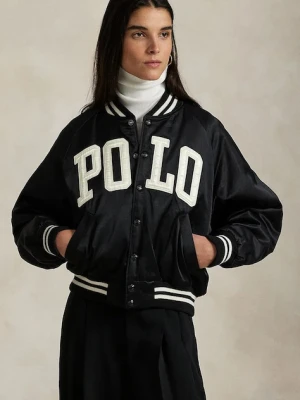 Polo Ralph Lauren kurtka bomber kolor czarny przejściowa oversize 211970985