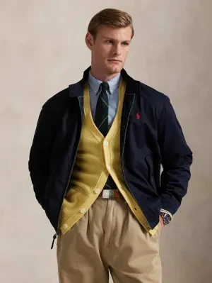 POLO RALPH LAUREN Kurtka bomber | Regular Fit | z dodatkiem skóry