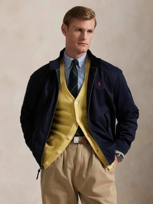 POLO RALPH LAUREN Kurtka bomber | Regular Fit | z dodatkiem skóry