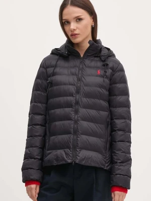 Polo Ralph Lauren kurtka damska kolor czarny przejściowa 211958932
