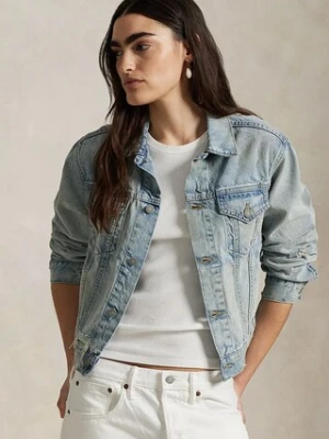 Polo Ralph Lauren kurtka damska kolor niebieski przejściowa 211969393