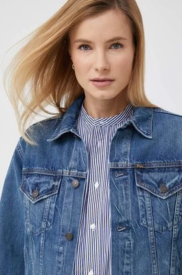 Polo Ralph Lauren kurtka jeansowa damska kolor granatowy przejściowa