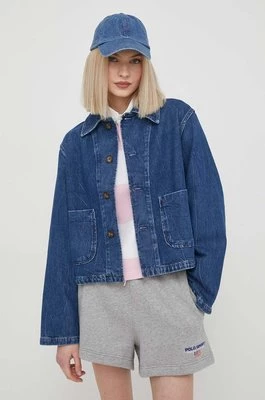 Polo Ralph Lauren kurtka jeansowa damska kolor niebieski przejściowa 211923669