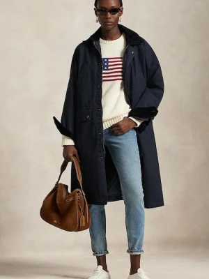 Polo Ralph Lauren kurtka LG UTLY damska kolor granatowy przejściowa 211915925