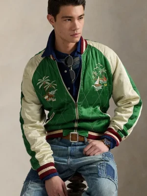 Polo Ralph Lauren kurtka męska kolor zielony przejściowa 710955795