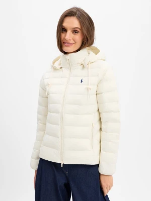 Polo Ralph Lauren kurtka pikowana Kobiety Sztuczne włókno biały