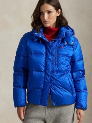 Polo Ralph Lauren kurtka puchowa damska kolor niebieski 211932183