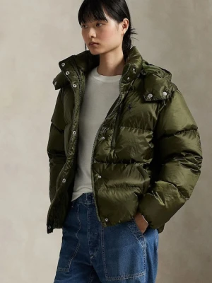 Polo Ralph Lauren kurtka puchowa damska kolor zielony 211932183