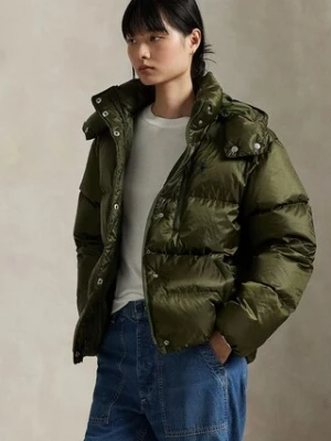 Polo Ralph Lauren kurtka puchowa damska kolor zielony 211932183