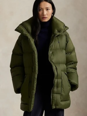 Polo Ralph Lauren kurtka puchowa kolor zielony zimowa 211971186