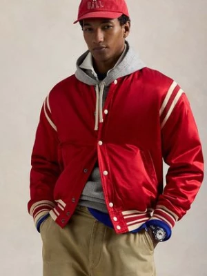 Polo Ralph Lauren kurtka Varsity Jacket męska kolor czerwony przejściowa 710949940