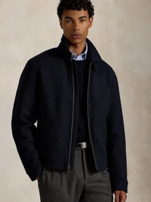 Polo Ralph Lauren kurtka wełniana kolor granatowy przejściowa 710969654