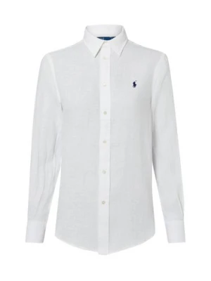 Polo Ralph Lauren Lniana bluzka Kobiety len biały,