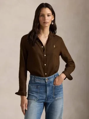 POLO RALPH LAUREN Lniana koszula | Classic fit