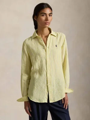 POLO RALPH LAUREN Lniana koszula | Classic fit