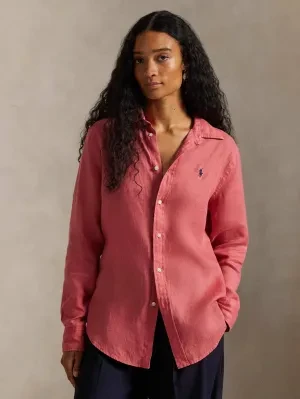 POLO RALPH LAUREN Lniana koszula | Classic fit