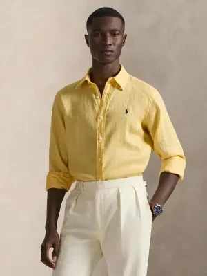 POLO RALPH LAUREN Lniana koszula | Custom fit