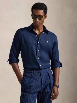 POLO RALPH LAUREN Lniana koszula | Custom fit