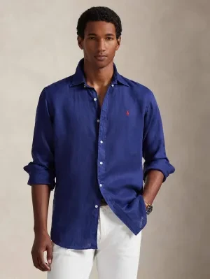 POLO RALPH LAUREN Lniana koszula | Custom fit