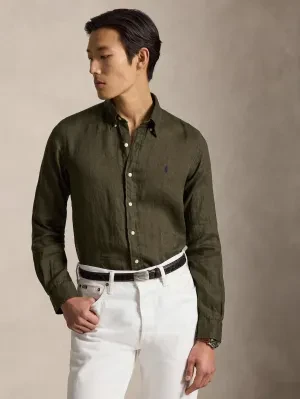 POLO RALPH LAUREN Lniana koszula | Custom fit