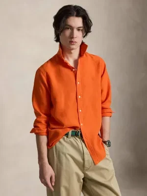 POLO RALPH LAUREN Lniana koszula | Custom fit