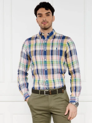 POLO RALPH LAUREN Lniana koszula | Custom fit