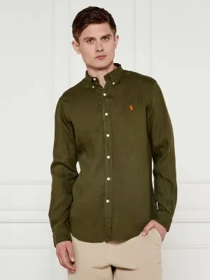 POLO RALPH LAUREN Lniana koszula | Slim Fit