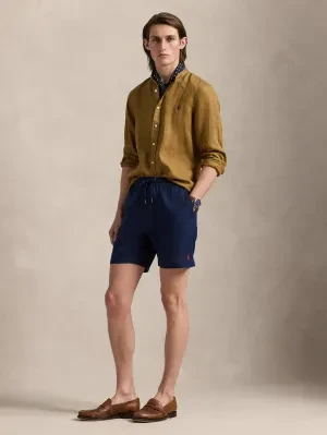 POLO RALPH LAUREN Lniana koszula | Slim Fit