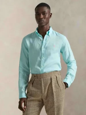 POLO RALPH LAUREN Lniana koszula | Slim Fit