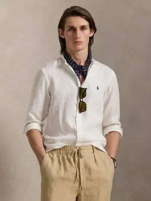 POLO RALPH LAUREN Lniana koszula | Slim Fit