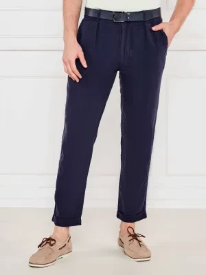 POLO RALPH LAUREN Lniane spodnie chino | Slim Fit