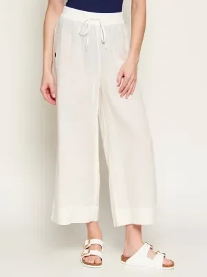 POLO RALPH LAUREN Lniane spodnie | Loose fit