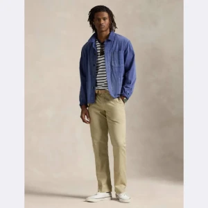 POLO RALPH LAUREN Lniane spodnie | Straight fit