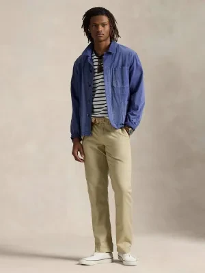 POLO RALPH LAUREN Lniane spodnie | Straight fit