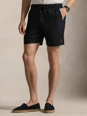 POLO RALPH LAUREN Lniane szorty | Classic fit