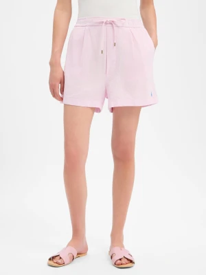 Polo Ralph Lauren Lniane szorty Kobiety len (100%) różowy