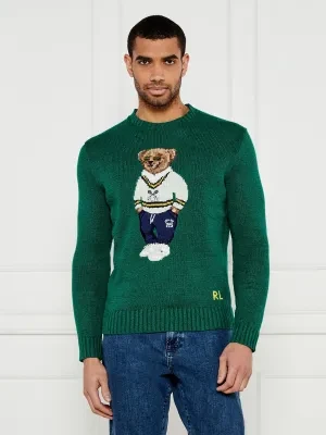 POLO RALPH LAUREN Lniany sweter | Regular Fit