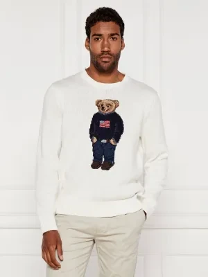POLO RALPH LAUREN Lniany sweter | Regular Fit