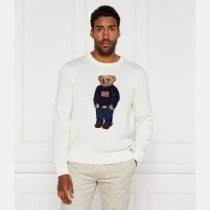 POLO RALPH LAUREN Lniany sweter | Regular Fit